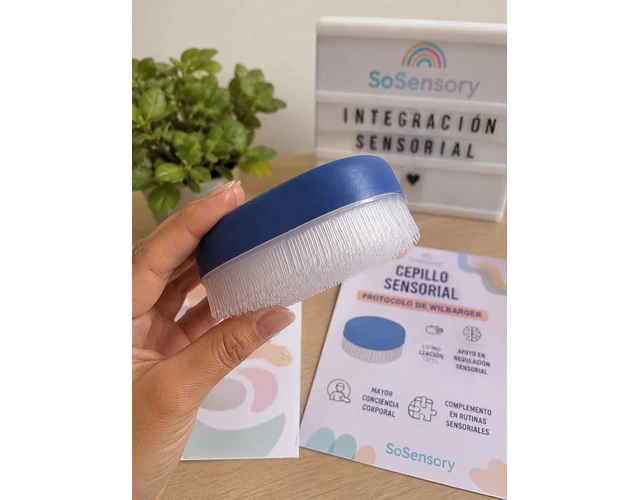 Cepillo Integración Sensorial Y Estimulación Táctil Tea Tdah 