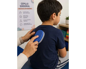 Cepillo Integración Sensorial Y Estimulación Táctil Tea Tdah 