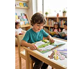 Set 6 Marcadores Lectura Guiada Infantil Ayuda Visual Tdah