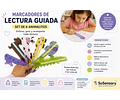 Set 6 Marcadores Lectura Guiada Infantil Ayuda Visual Tdah