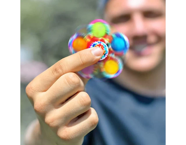 Pack 12 Spinner Fidget Pop it Sensorial Antiestrés 