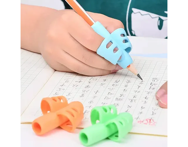 Pak 12 Adaptadores Correctores De Escritura Guía Lápiz