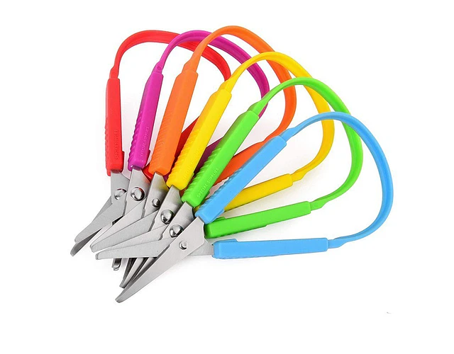 Pack 12 Tijeras De Bucle Open Loop Necesidades Especiales Autismo