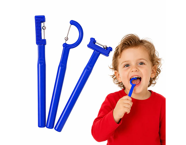 Set De 3 Ejercitadores Linguales Para Estimulación Oral
