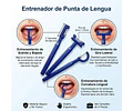 Set De 3 Ejercitadores Linguales Para Estimulación Oral