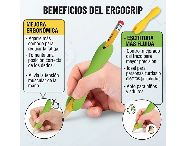 Adaptador De Lápiz Corrector De Escritura Ergonómicos Niños