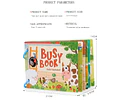Libro Infantil De Actividades Con Velcro My Busy Book Niños