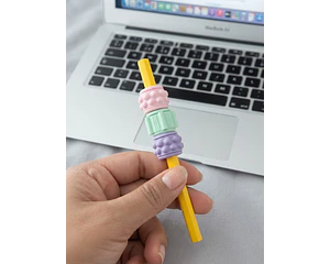 Fidget Roller Con Soporte Y Texturas Antiestrés Autismo Tdah