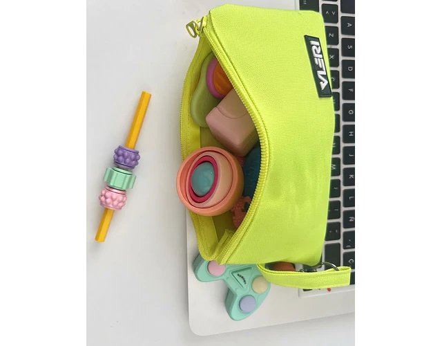 Fidget Roller Con Soporte Y Texturas Antiestrés Autismo Tdah