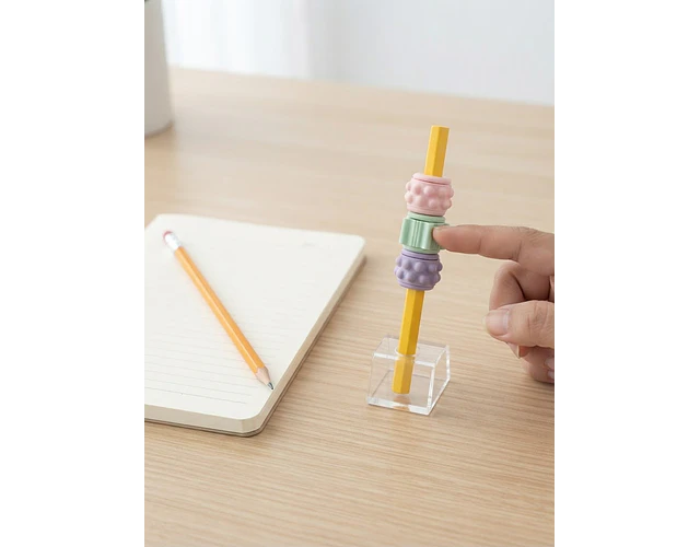 Fidget Roller Con Soporte Y Texturas Antiestrés Autismo Tdah