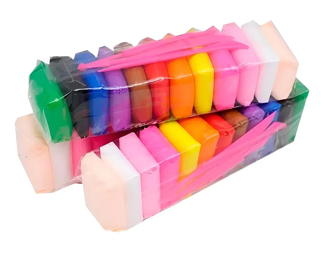 36 Masas Colores Slime Foamy Plasticina Moldeable Masilla