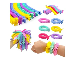 Juguete Antiestrés Squishy, Set De 6 Pulseras Estirables