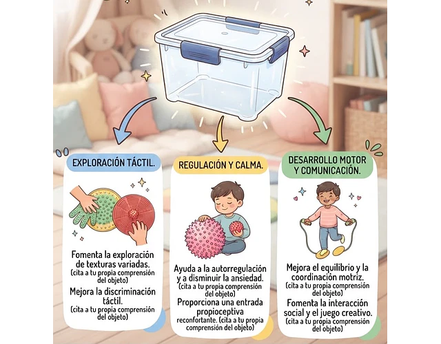 Caja Habilidades Sensoriales Motricidad Gruesa Movimiento Tea