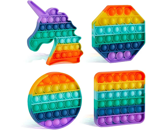 Caja Set Sensorial Antiestrés Y Ansiedad 16 Piezas Niños Tea