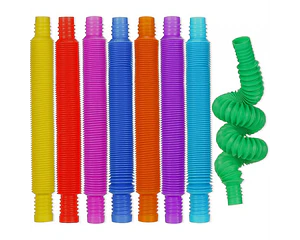 Set De Tubos Plásticos Retráctiles Sensoriales 5 Piezas