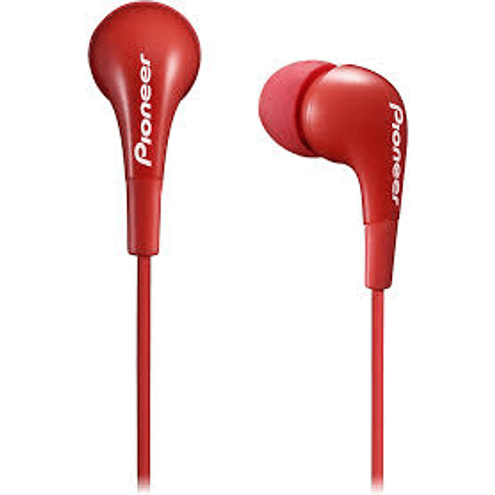 AUDIFONOS IN-EAR ROJO PIONEER SE-CL502-R