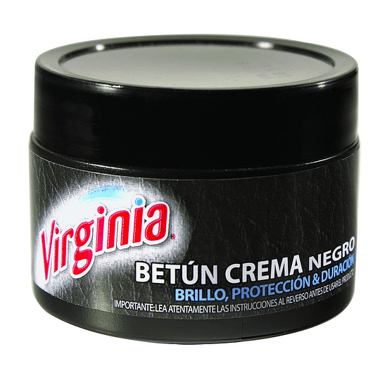 BETUN CREMA POTE 80 GRS NEGRO VIRGINIA