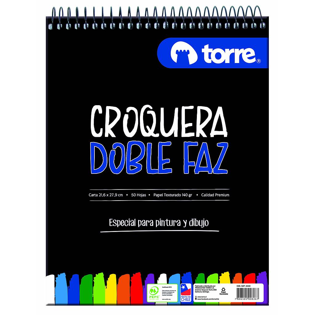 BLOCK CROQUERA TORRE D/FAZ CARTA 21,7 X 27,9CM 50HJS. 1