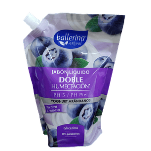 JABON LIQUIDO BALLERINA 750 ML DOYPACK YOGHURT Y ARANDANOS