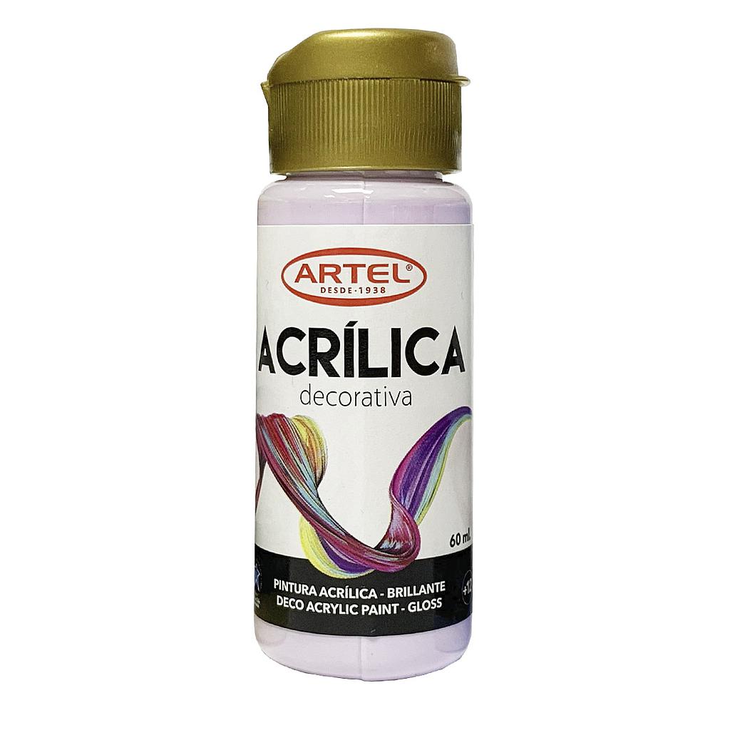 PINTURA ACRILICA ARTEL 60ml DECO PASTEL LILA N° 301 1