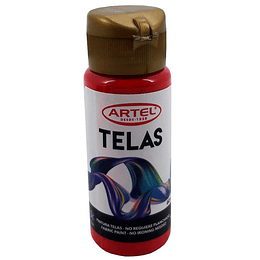 PINTURAS P/ TELAS ARTEL 60 ml BERMELLON  N° 88