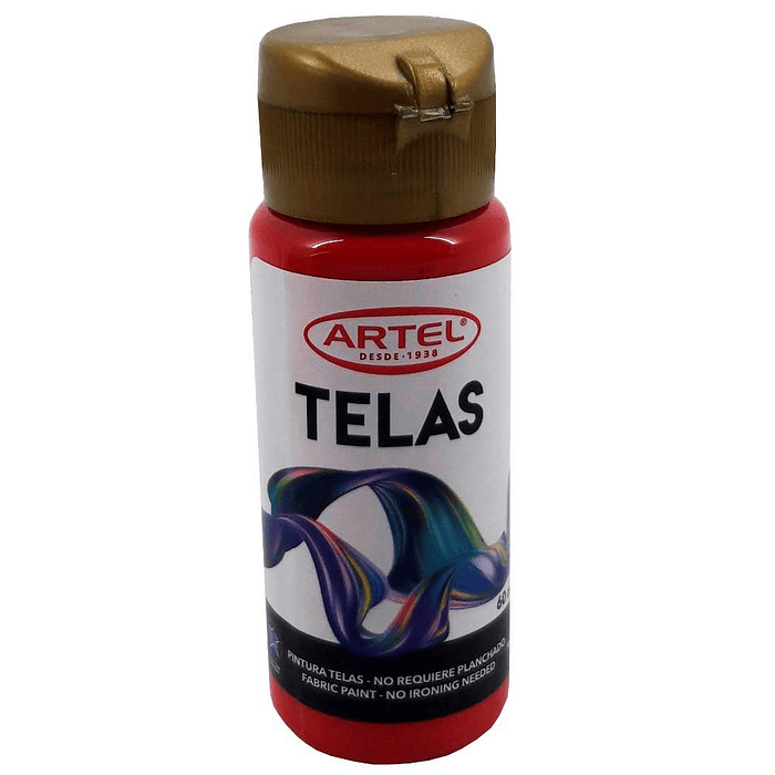 PINTURAS P/ TELAS ARTEL 60 ml BERMELLON  N° 88