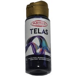 PINTURAS P/ TELAS ARTEL 60 ml METALICO NEGRON° 321