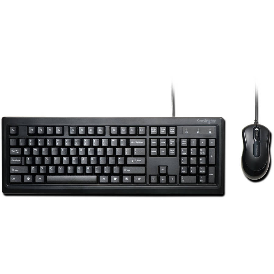 KIT TECLADO Y MOUSE ALAMBRICO KENSINGTON PROFIT ANTI DERRAME NEGRO K72436ES 1