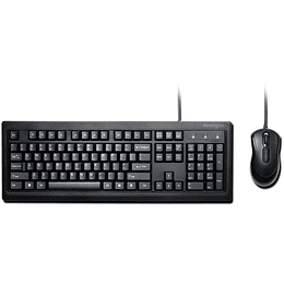 KIT TECLADO Y MOUSE ALAMBRICO KENSINGTON PROFIT ANTI DERRAME NEGRO K72436ES