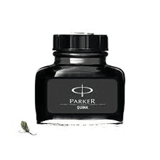 FRASCO TINTA PARKER NEGRO