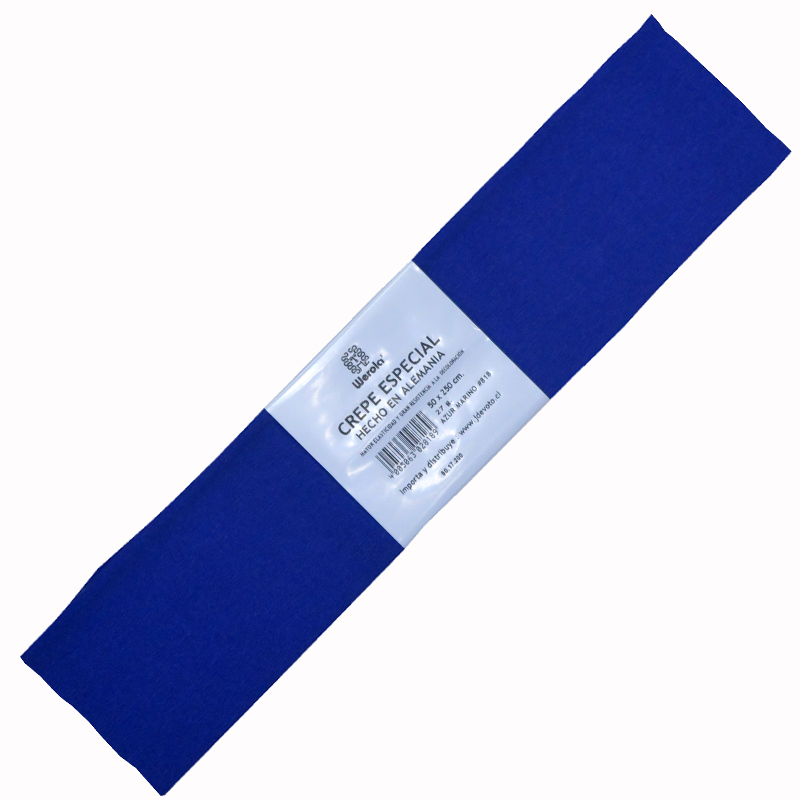 PAPEL CREPE WEROLA AZUL MARINO  1