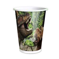 VASO GLAM DINOSAURIOS 6Unid. 1