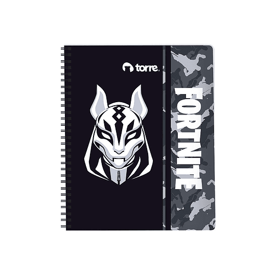 CUADERNO TORRE UNIV. CLASICO 7mm 100 Hjs FORTNITE 