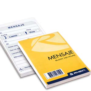 TALONARIO RHEIN MENSAJE TELEFONICO 1