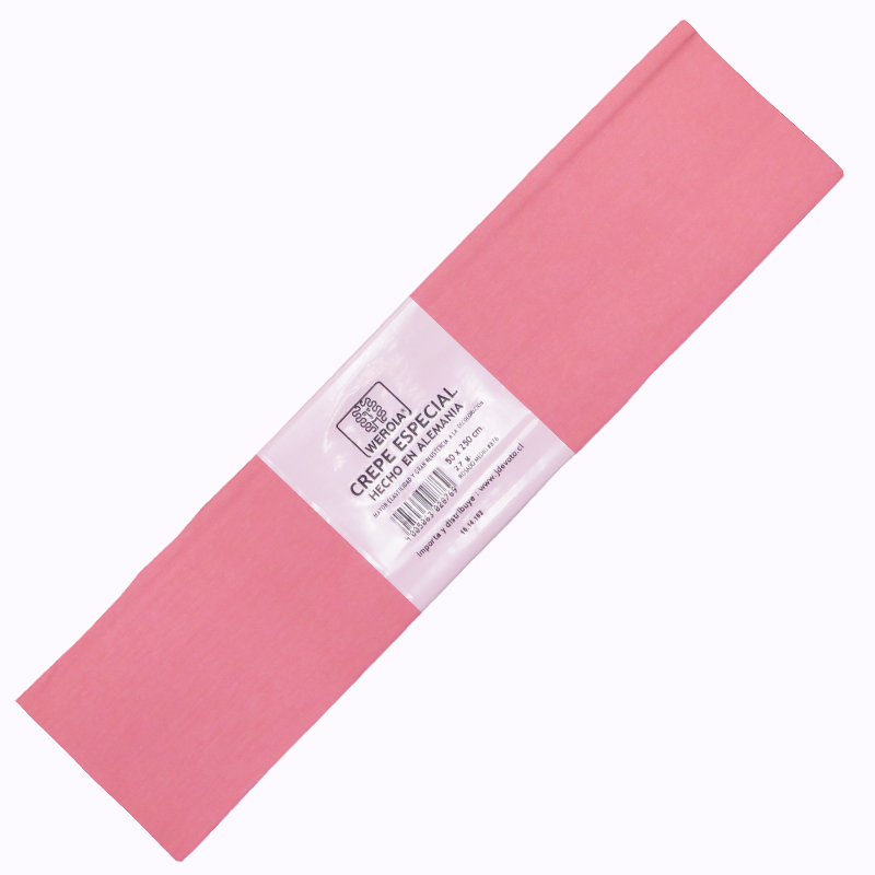 PAPEL CREPE WEROLA ROSADO MEDIO 1