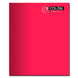 CUADERNO COLON DOBLEZ  LISO 7mm 40 Hjs.