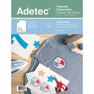 PAPEL TRANSFER 3 HJS.T/CARTA TELA OSCURA