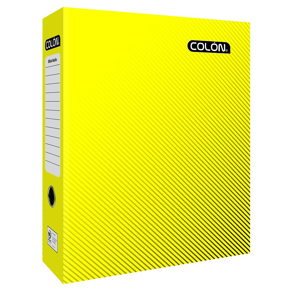 ARCHIVADOR COLON OFICIO ANCHO AMARILLO  1