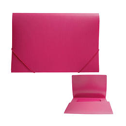 CARPETA D/ZONE C/ELASTICO ROJO