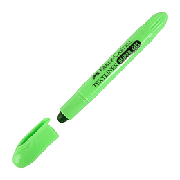 DESTACADOR FABER SUPER GEL VERDE