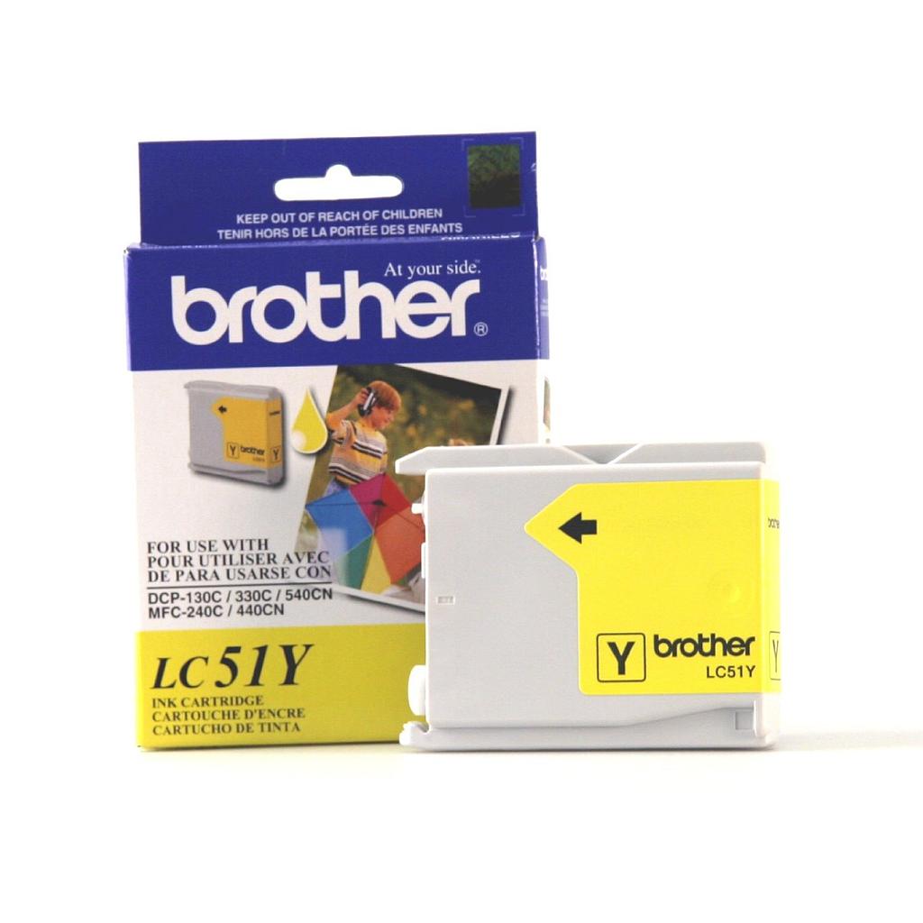 CARTRIDGE BROTHER LC-51 YELLOW  1