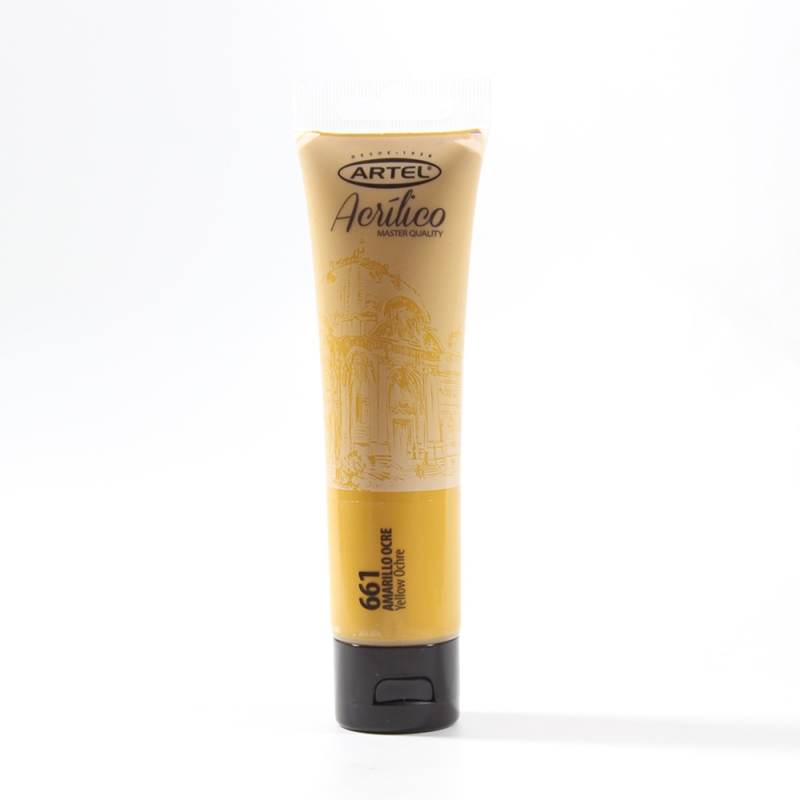 PINTURA ACRILICA ARTEL 35ML.AMARILLO OCRE N°661  1