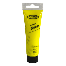 PINTURA ACRILICA ARTEL 35ML AMARILLO NEON N°820