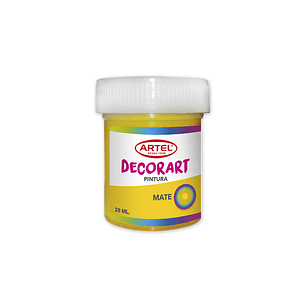 PINTURA DECORART ARTEL 28 ml AMARILLO OCRE N° 73