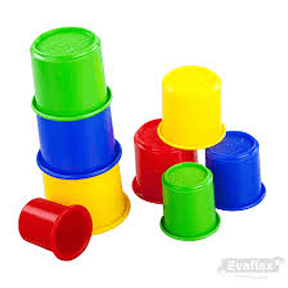 JUEGO DE VASOS EDUCATIVOS EVAFLEX