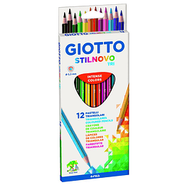 LAPICES DE COLORES GIOTTO STILNOVO TRI 12 Unidades