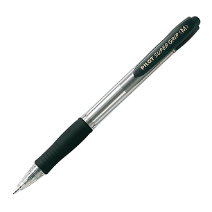 LAPIZ PASTA PILOT SUPER GRIP 1.0 NEGRO ( DESC. )
