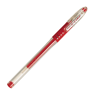 LAPIZ TINTA PILOT G-1 GRIP 0.5 ROJO 