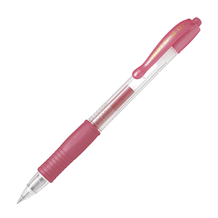 LAPIZ TINTA PILOT G-2 0.7 ROSADO METALICO