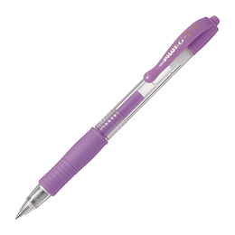 LAPIZ TINTA PILOT G-2 PASTEL GEL 0.7 VIOLETA